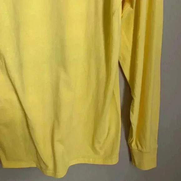 Petals &‎ Peacocks Long Sleeve T-shirt Yellow Size Small - Picture 10 of 13